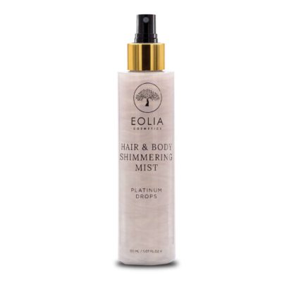 Hair & Body Mist Shimmering Platinum Drops 150ml Eolia